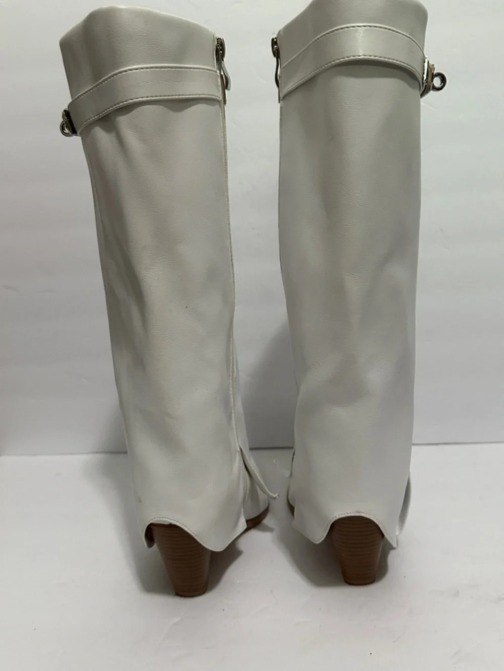Fashion Nova chill out Knee High Boots with buckle 7